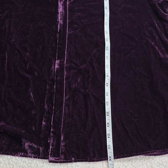810 NWT Democracy Long French Cuff Sleeve Button Down Velvet Woven Shirt PXL - Picture 7 of 8